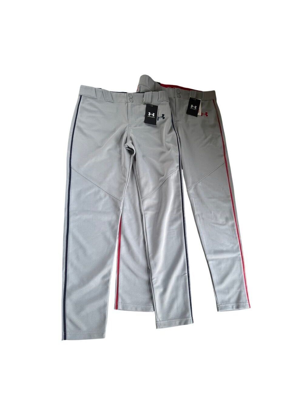 Under Armour Boys Utility Piped Baseball Pants bundle Size YLG / L NWT